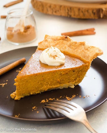 Chai Spiced Pumpkin Pie