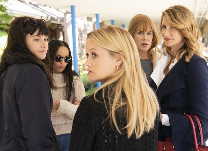 Shailene Woodley, Zoe Kravitz, Reese Witherspoon, Nicole Kidman and Laura Dern in "Big Little Lies."