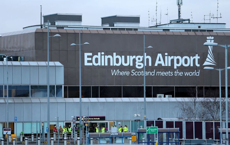 Edinburgh airport evacuation