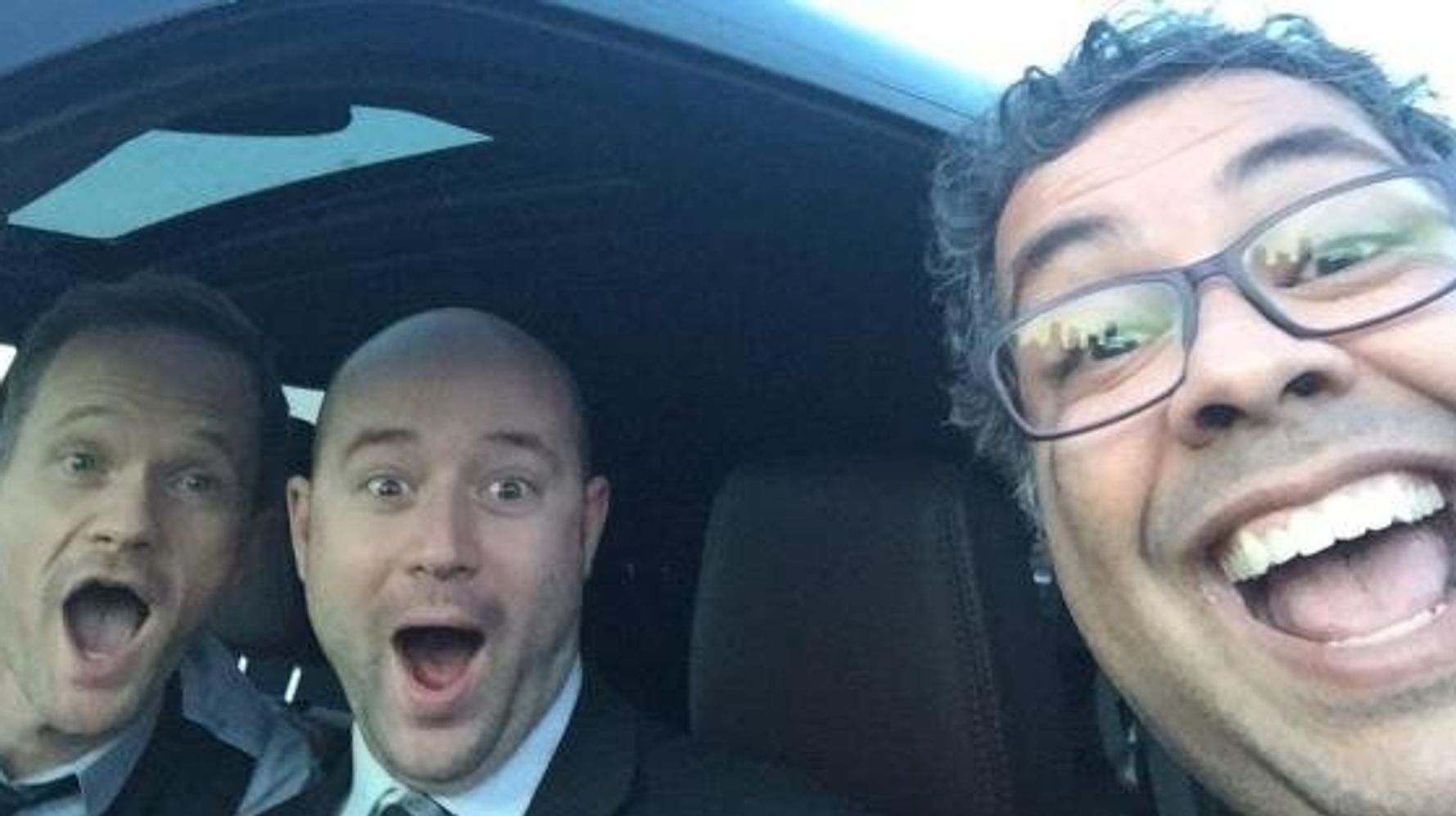 Neil Patrick Harris Naheed Nenshi Take Awesome Selfie  At 