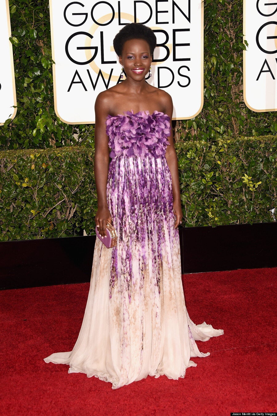 lupita golden globe dress