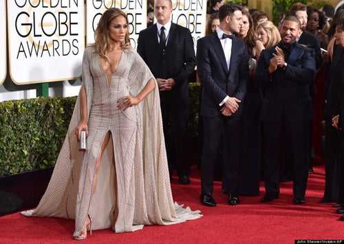 Jennifer Lopez's 2015 Golden Globes Dress Leaves Nothing To The Imagination  | HuffPost Style