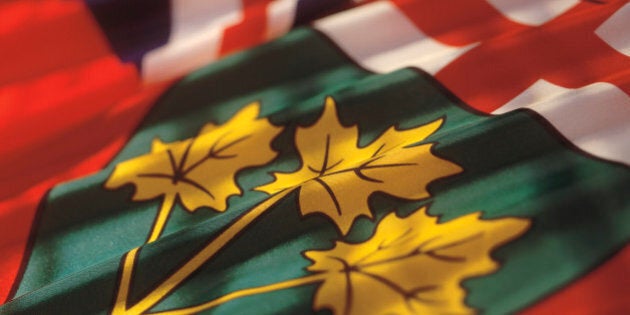 the flag of Ontario