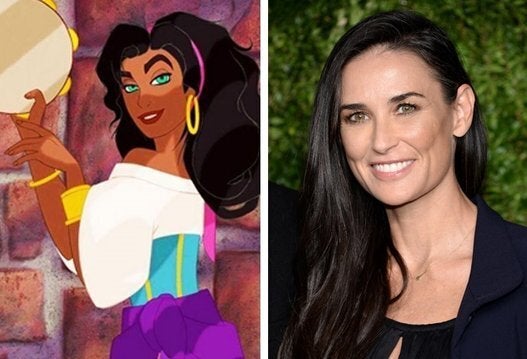 Demi Moore as Esmeralda in "The Hunchback of Notre Dame"