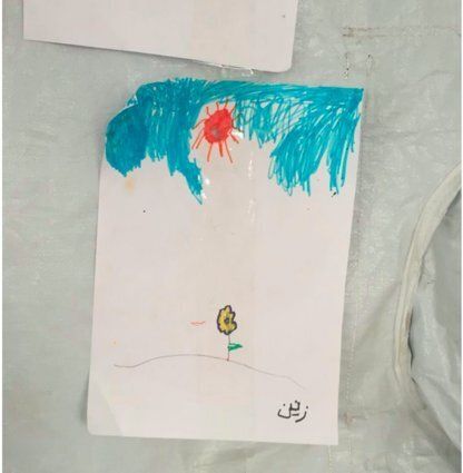 “A girl drew this small yellow flower and said she didn’t want to feel alone inside.”