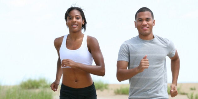 young african american couple...