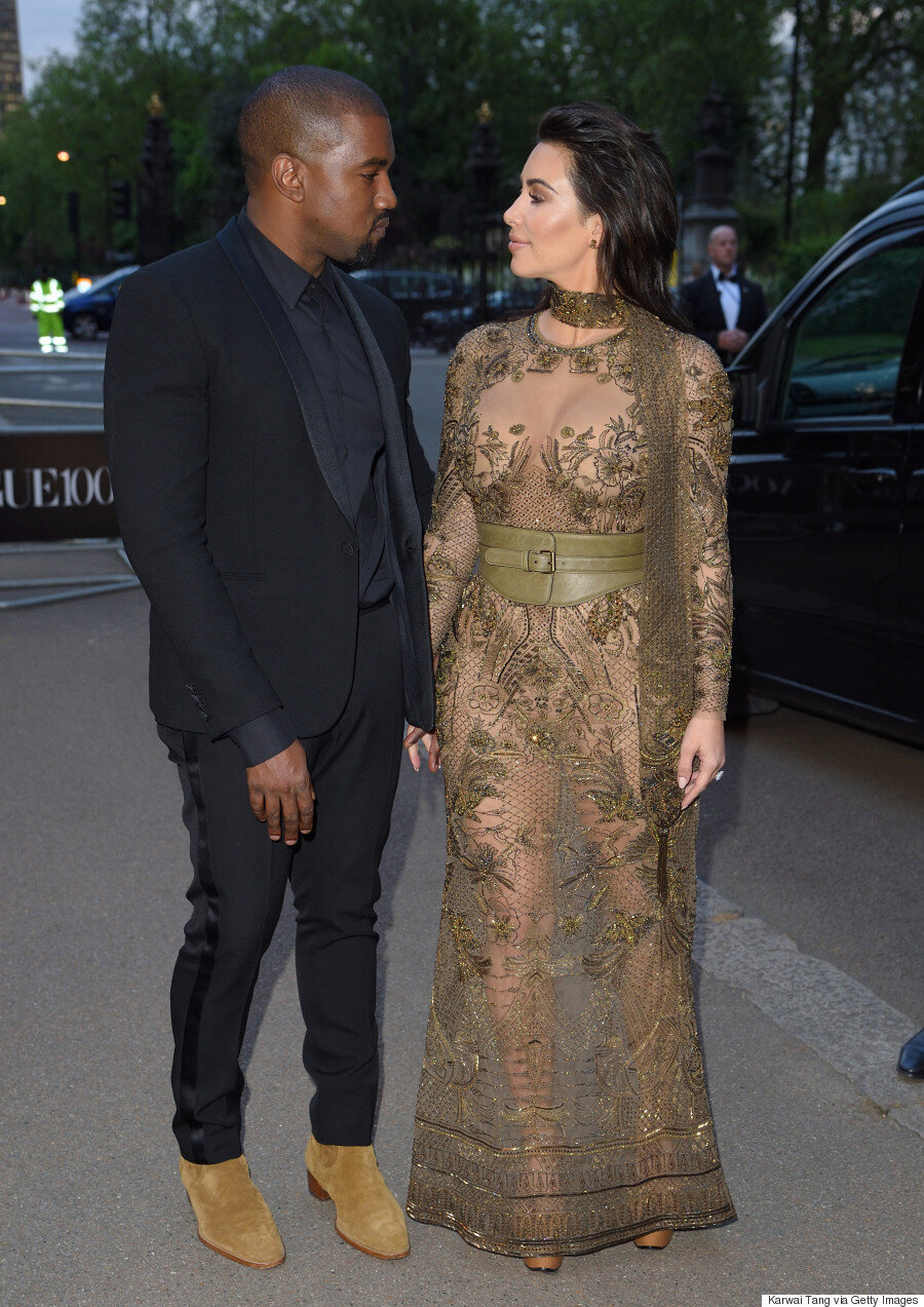 Kim Kardashian Dons Her Most Naked 'Naked' Dress Yet At Vogue 100 ...