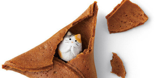 fortune cat rice crackers