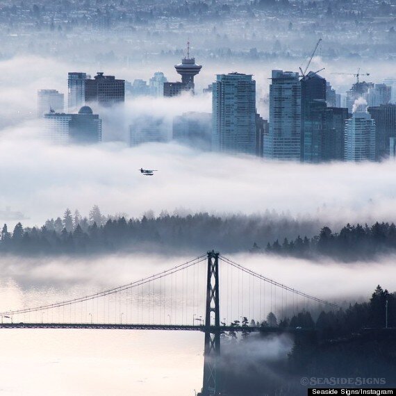 Vancouver Fog Cancels Flights But Makes For Gorgeous Photos | HuffPost ...