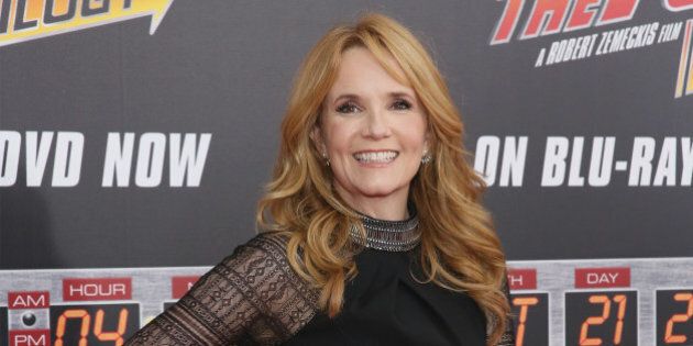 NEW YORK, NY - OCTOBER 21: Actress Lea Thompson attends 'Back To The Future' New York Special Anniversary screening at AMC Loews Lincoln Square on October 21, 2015 in New York City. (Photo by Mireya Acierto/FilmMagic)