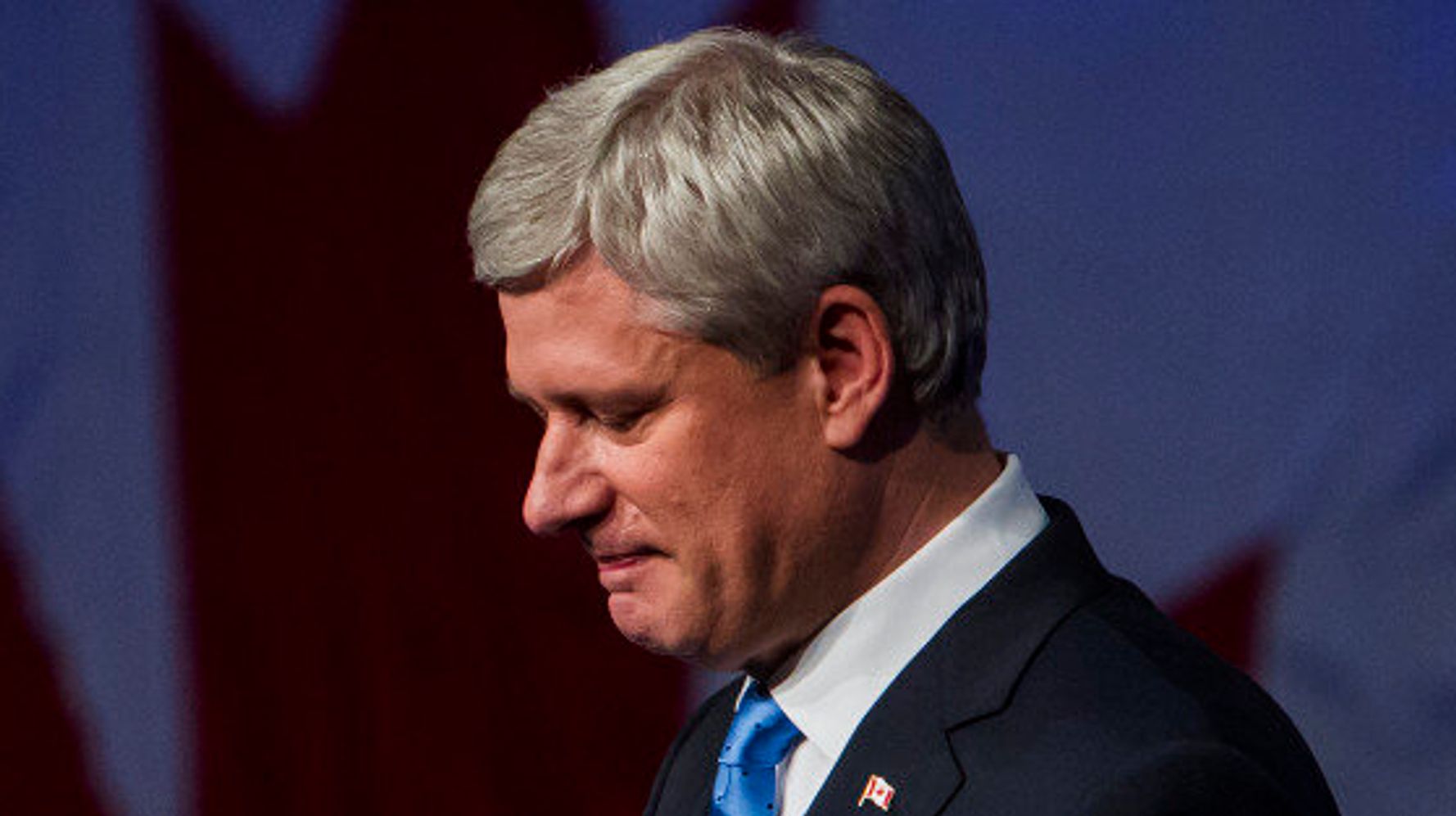 Prime Minister Stephen Harper attends Game 4 of Stanley Cup final