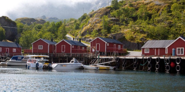 nusfjord villa norway july...