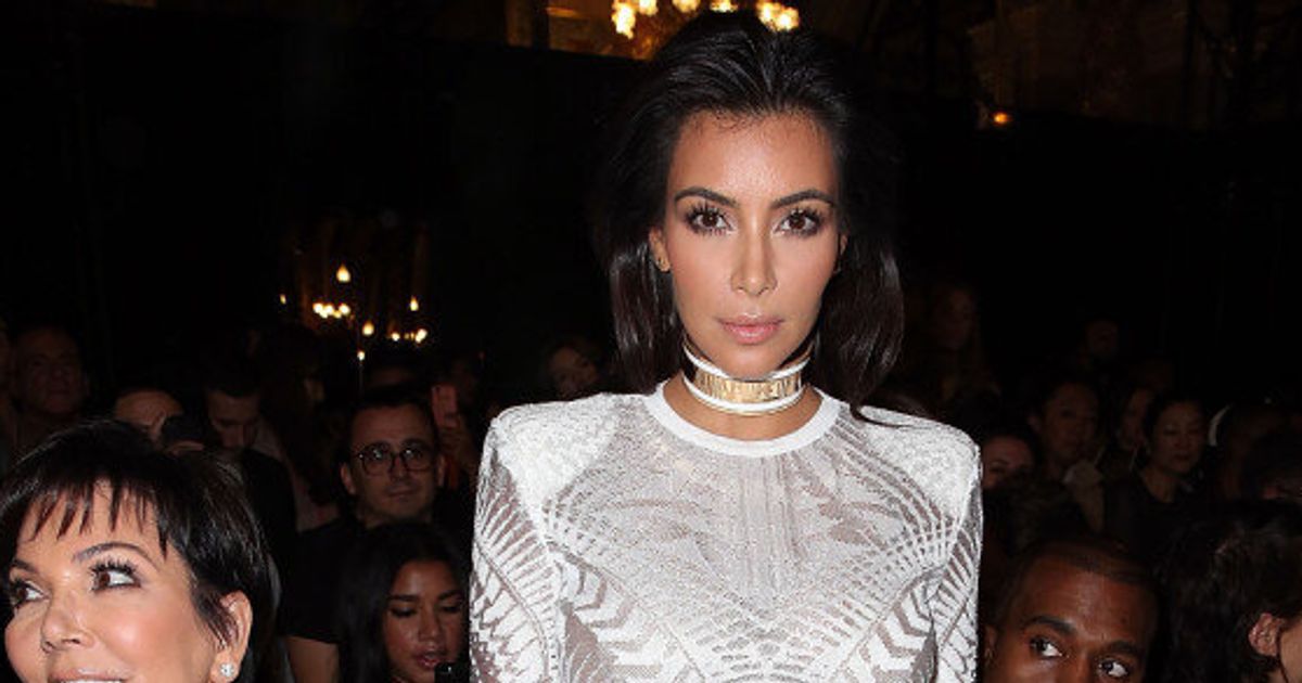 Kim Kardashian Tackled By Celebrity Prankster At Paris Fashion Week ...