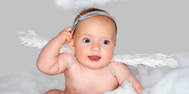 Baby dressed as