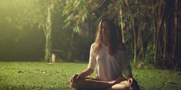 Yoga exercise in Sri Lanka