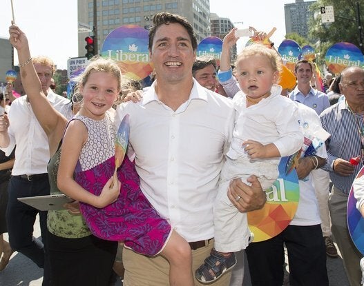 When Ella-Grace was all smiles on her dad's campaign trail