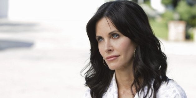 COUGAR TOWN - 'Pilot' - Courteney Cox stars as Jules, a recently divorced single mother exploring the honest truths about dating and aging in our beauty and youth obsessed culture, on 'Cougar Town,' premiering WEDNESDAY, SEPTEMBER 23 (9:30-10:00 p.m., ET) on the ABC Television Network. While most women in their twenties go through life experiencing the challenges and often humorous pitfalls of meeting men, Jules took on the responsibilities of marriage and raising a son. Now in her forties, she embarks on a journey to self-discovery whilst surrounded by fellow divorcees and singletons eager to live or re-live a time gone by. (Michael Desmond/ABC via Getty Images) COURTENEY COX