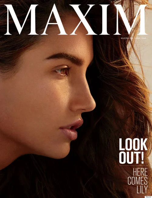 Lily Aldridge Goes Topless For Maxim's April 2015 Issue