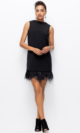 Ann Taylor Feathered Dress