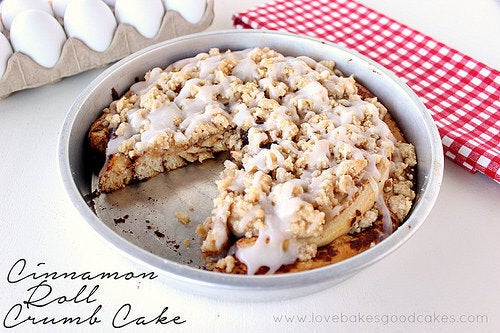 Cinnamon Roll Crumb Cake