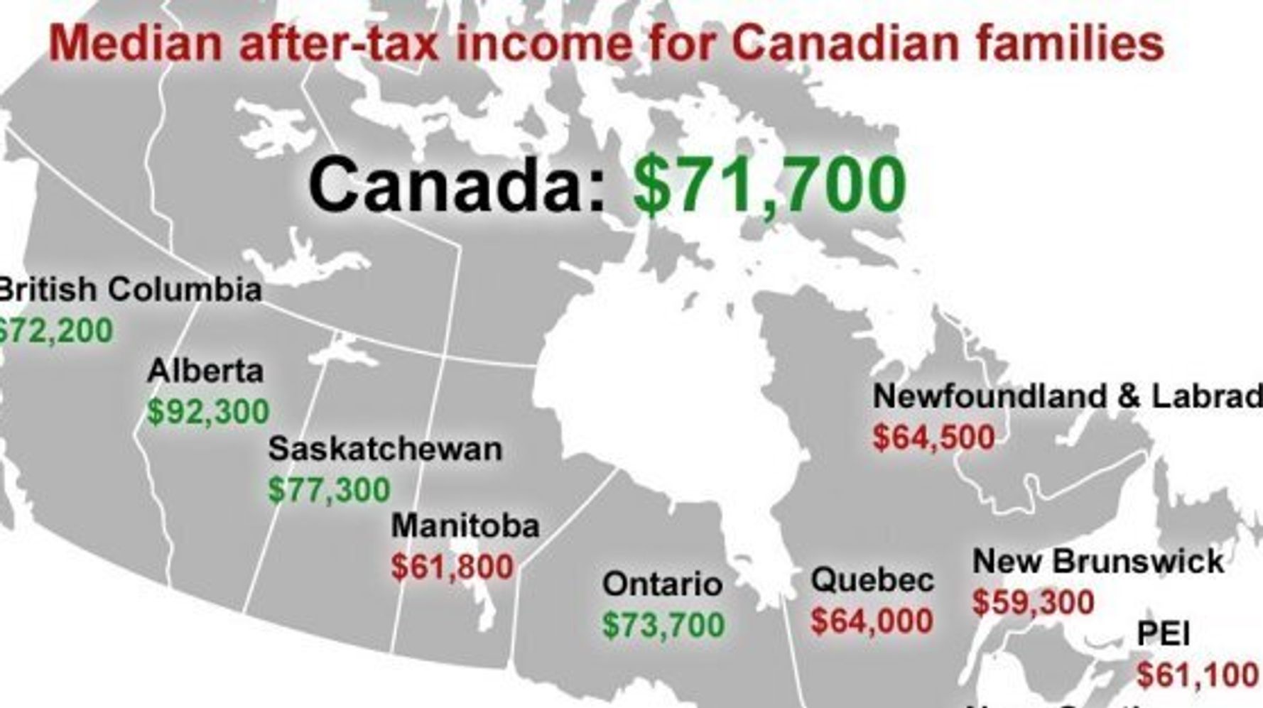 Canadians' Earnings By Province What A Difference A Couple Time Zones