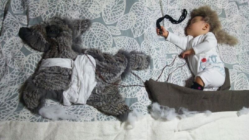 Mom Turns Toddler Sleeping Into Photo Series