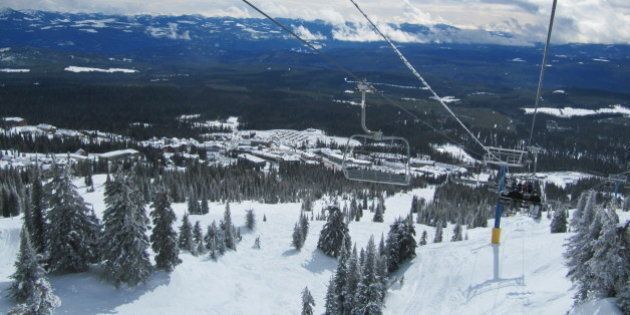Big White Ski Resort, British Columbia, Canada..