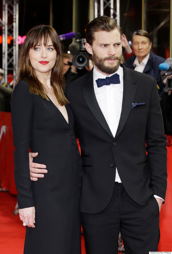 Dakota Johnson And Jamie Dornan Make A Striking Couple At 'Fifty Shades ...