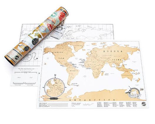 Scratch Map Travel By Luckies Of London