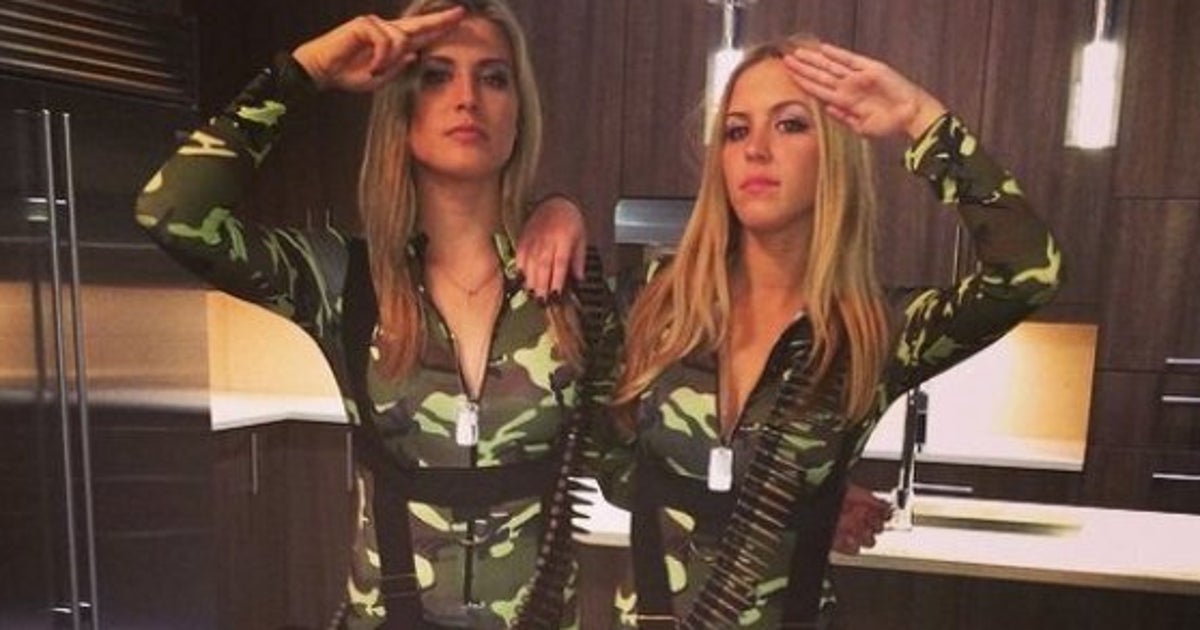 Eugenie Bouchard And Her Twin Sport Sexy Halloween Costumes Huffpost Style