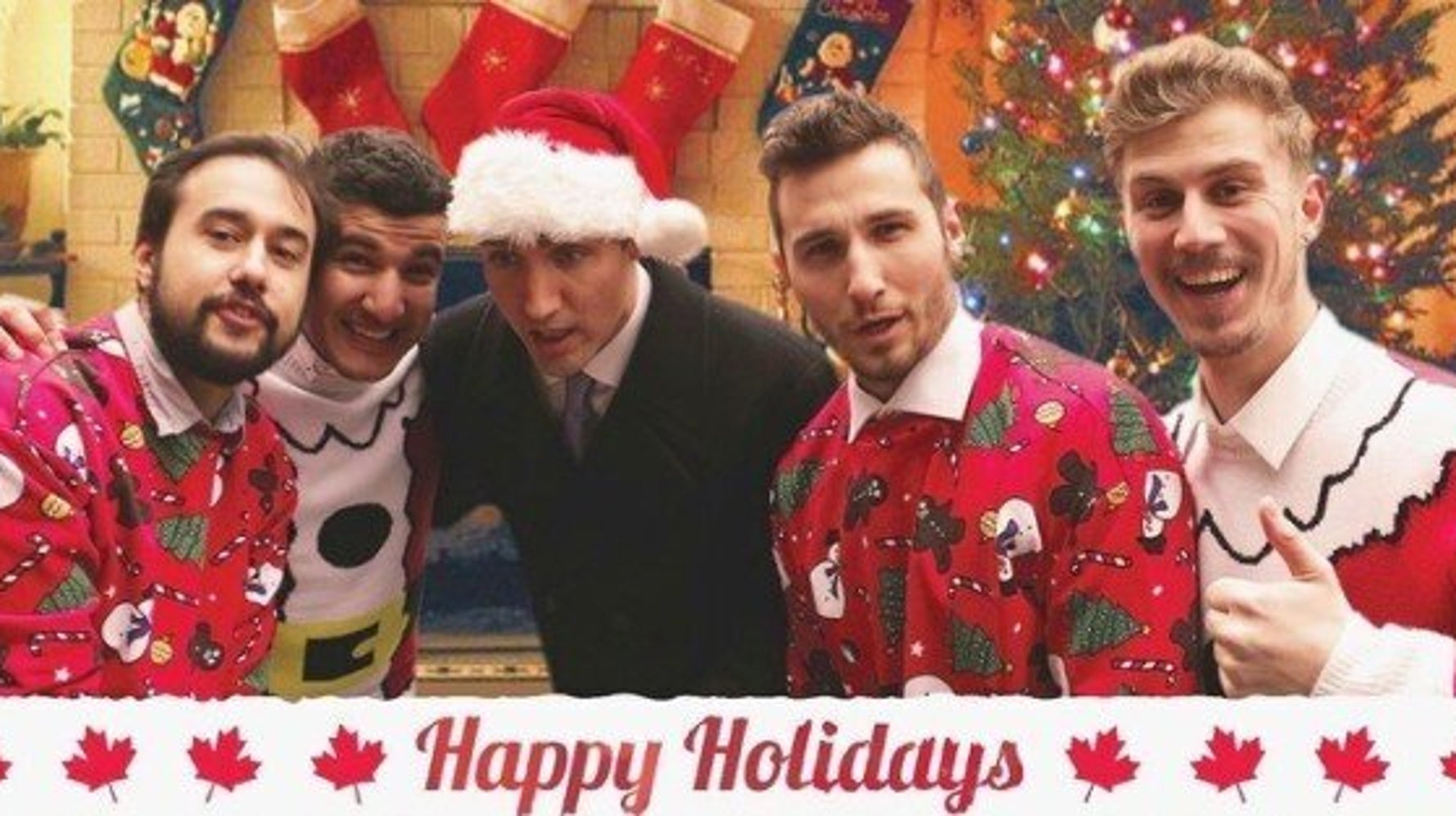 Trudeau 2022 Christmas Greeting Generation Y Not's Awkward Justin Trudeau Christmas Card Has An Origin  Story You Won't Believe | Huffpost Null