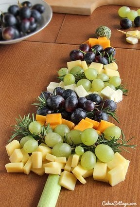 Christmas Tree Cheese Board