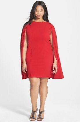 Cape Sheath Dress