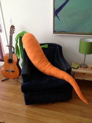 Etsy Giant Carrot Body Pillow