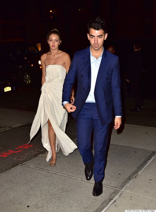 Gigi Hadid And Joe Jonas Make Their Red Carpet Debut