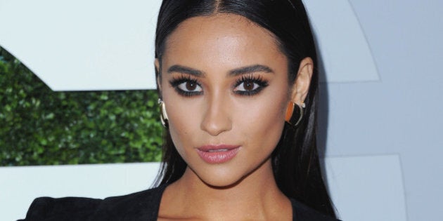 LOS ANGELES, CA - DECEMBER 04: Actress Shay Mitchell arrives at the 2014 GQ Men Of The Year Party at Chateau Marmont on December 4, 2014 in Los Angeles, California. (Photo by Jon Kopaloff/FilmMagic)