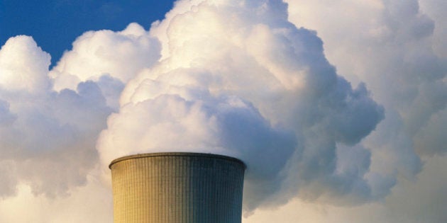 Smokestacks at Power Station, Germany