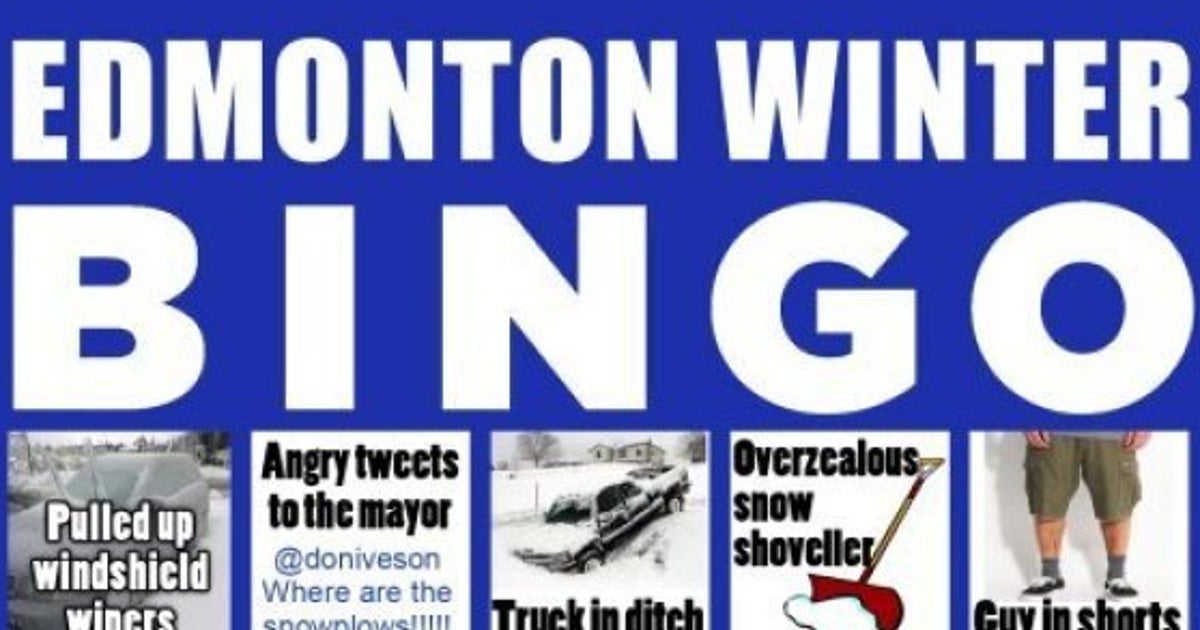 Edmonton Winter Bingo Is So, So True HuffPost Alberta