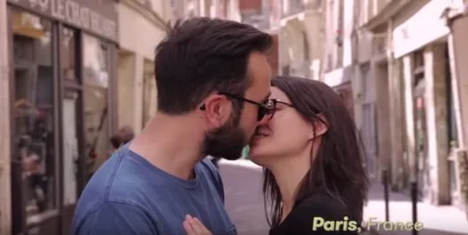 Strangers Kiss Blindfolded And Make Guesses About Each Other