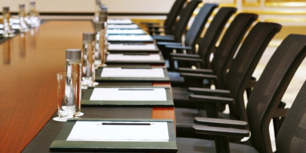 A detail shot of a meeting room often referred to as MICE by the hospitality fraternity