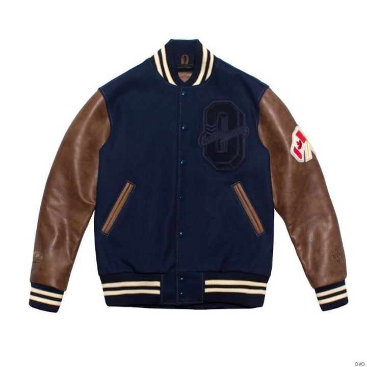 Roots Gallery and Gift Shop Leather Varsity Jacket L