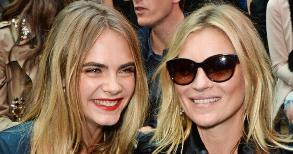 Cara Delevingne And Kate Moss Engage In A Sexy Nsfw Selfie Swap Huffpost Style 