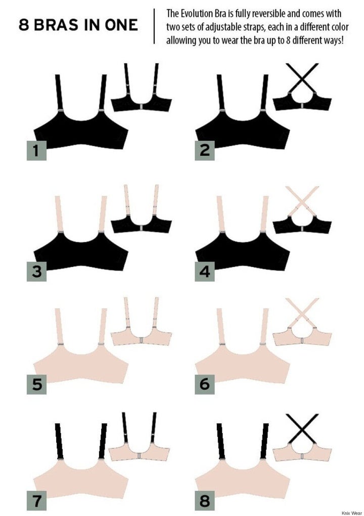 Knix, 8-in-1 Evolution Bra, : : Fashion