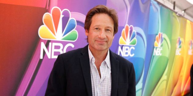 NBCUNIVERSAL EVENTS -- 2015 NBC Upfront Presentation -- Red Carpet Arrivals -- Pictured: David Duchovny 'Aquarius' -- (Photo by: Heidi Gutman/NBC/NBCU Photo Bank via Getty Images)