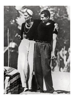 Gabrielle Chanel and Serge Lifar - 1937 - Photo Jean Moral