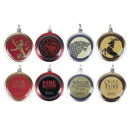 'Game Of Thrones' Houses Ornament 4-Pack
