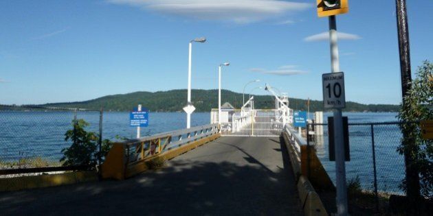 waiting for the Mill Bay - Brentwood Bay Ferry, didn't take the ferry though, cash only