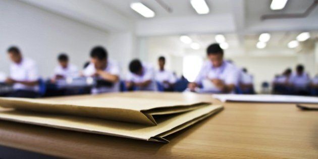 Final examination for student in a university