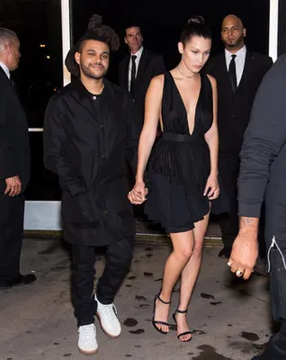 The Weeknd Supports Girlfriend Bella Hadid At NYFW