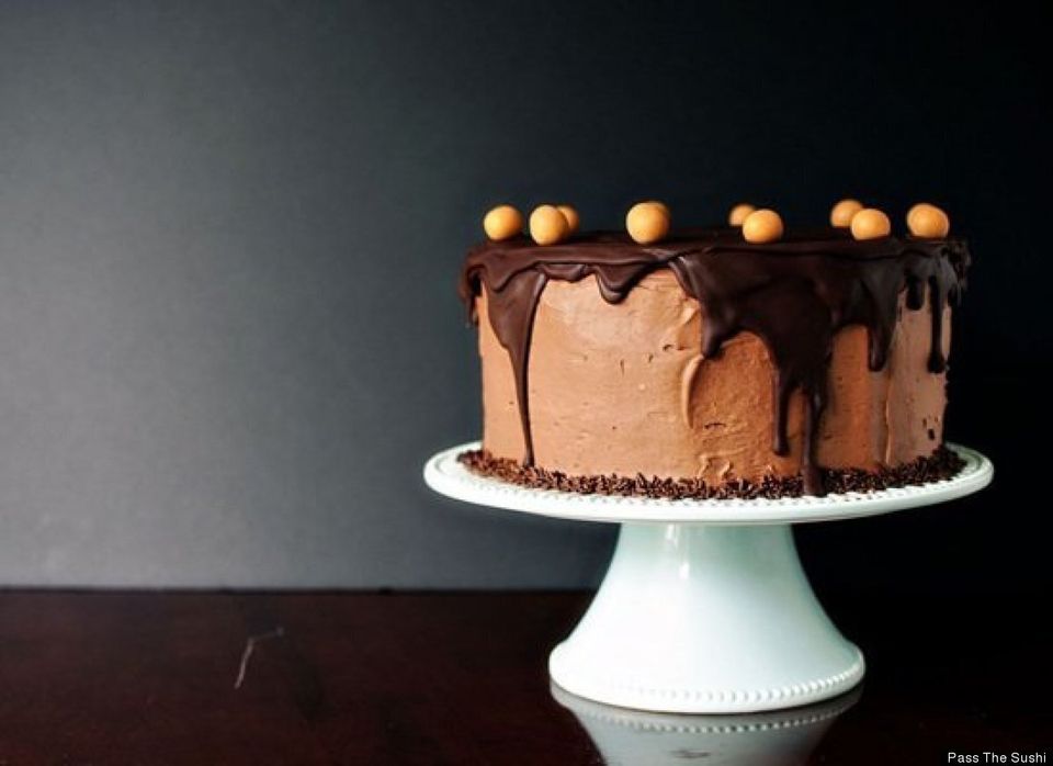Chocolate Peanut Butter Birthday Cake